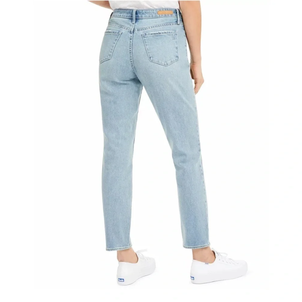 Articles of Society Rene Ankle Straight Jeans in Eden Wash